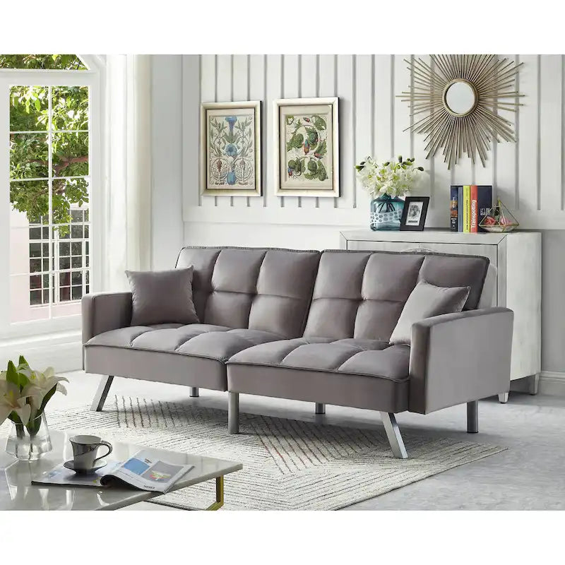 Canapé-lit confortable en velours Legend Furniture