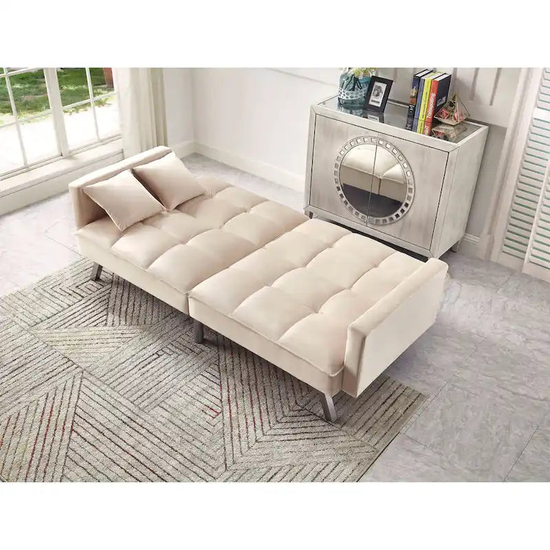 Canapé-lit confortable en velours Legend Furniture