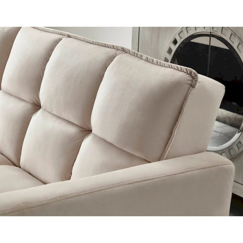 Canapé-lit confortable en velours Legend Furniture