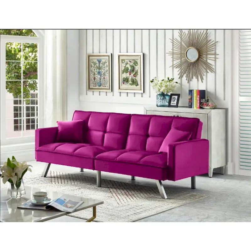 Canapé-lit confortable en velours Legend Furniture