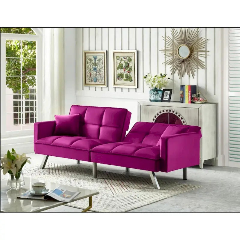 Canapé-lit confortable en velours Legend Furniture