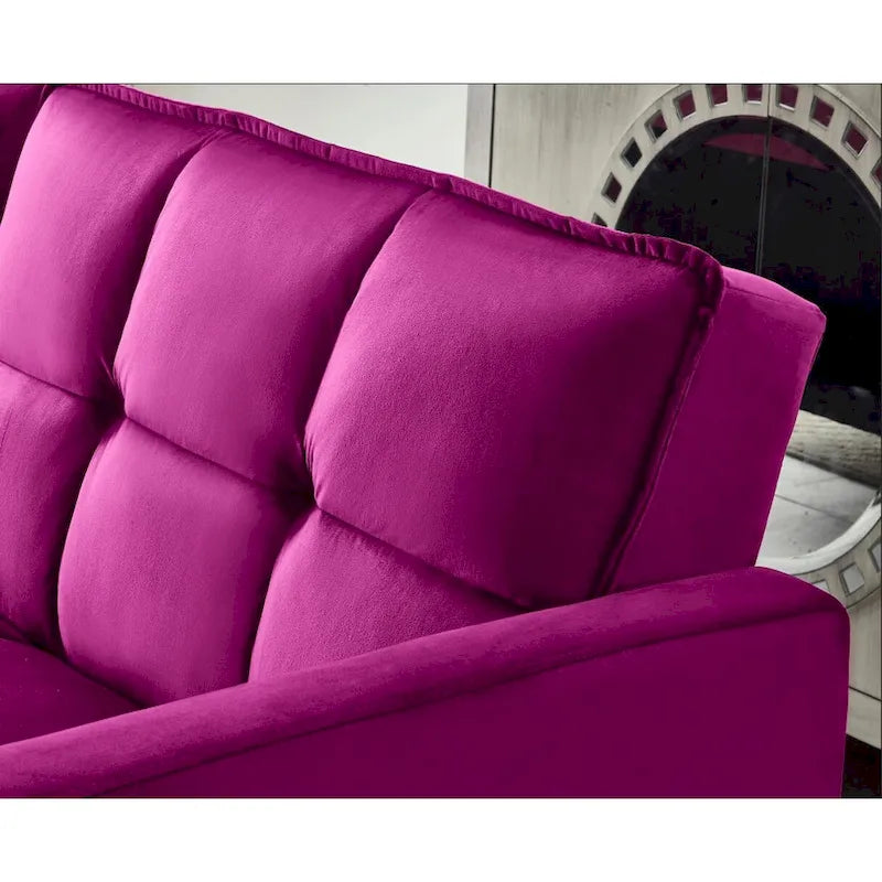 Canapé-lit confortable en velours Legend Furniture