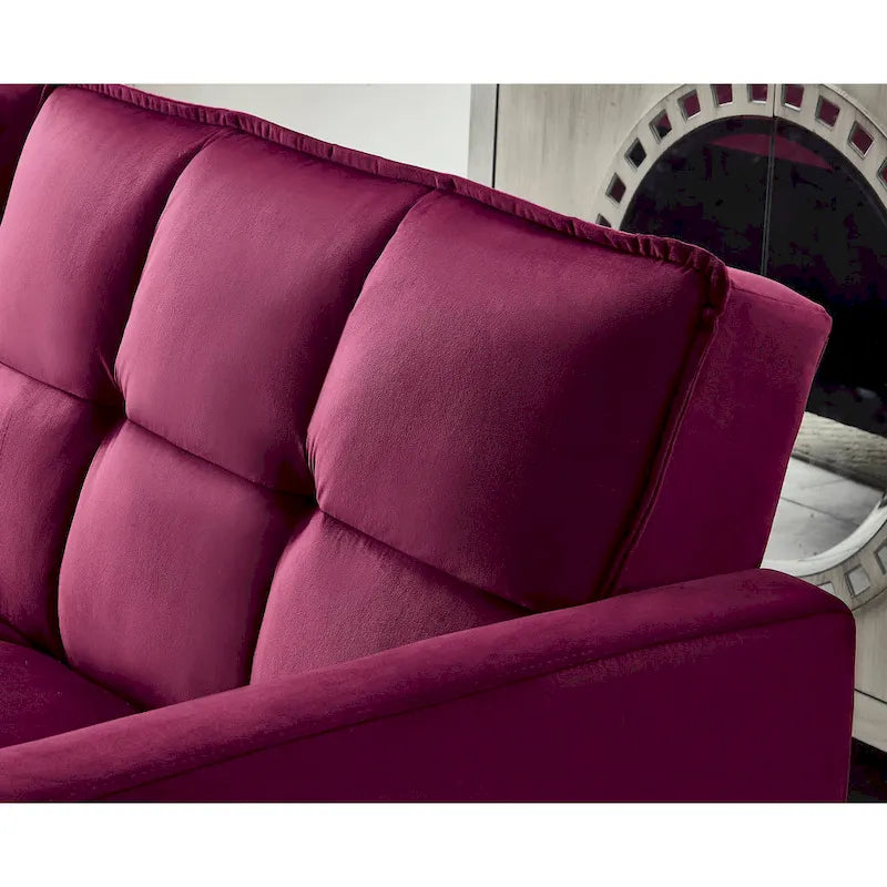 Canapé-lit confortable en velours Legend Furniture