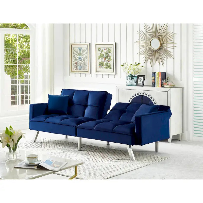 Canapé-lit confortable en velours Legend Furniture