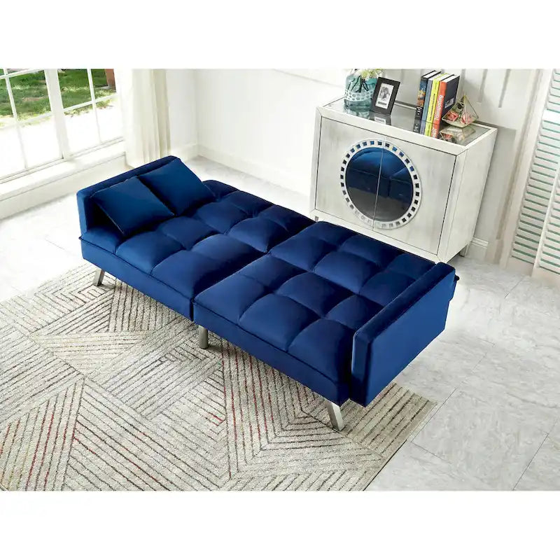 Canapé-lit confortable en velours Legend Furniture