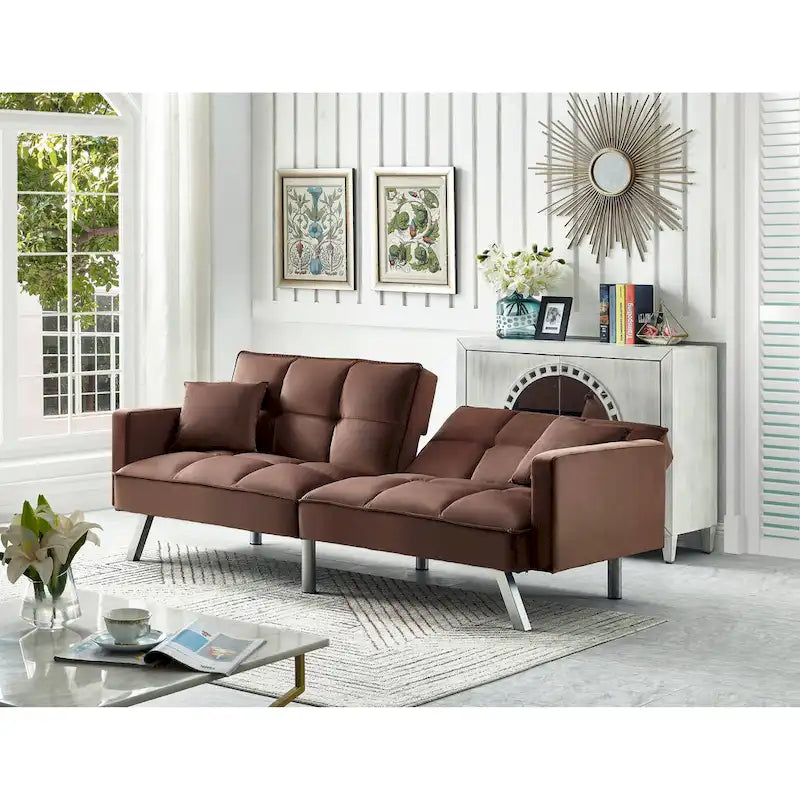Canapé-lit confortable en velours Legend Furniture