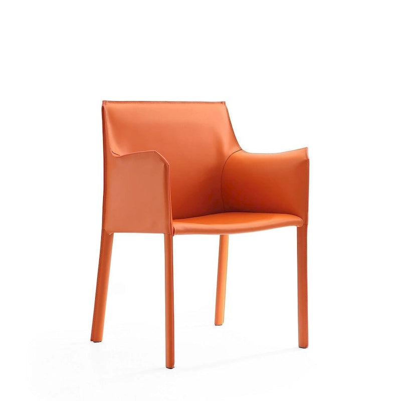 Paris Saddle Leather Dining Room Armchair
