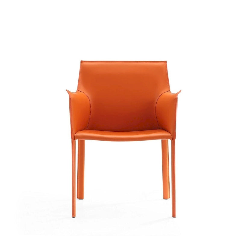 Paris Saddle Leather Dining Room Armchair