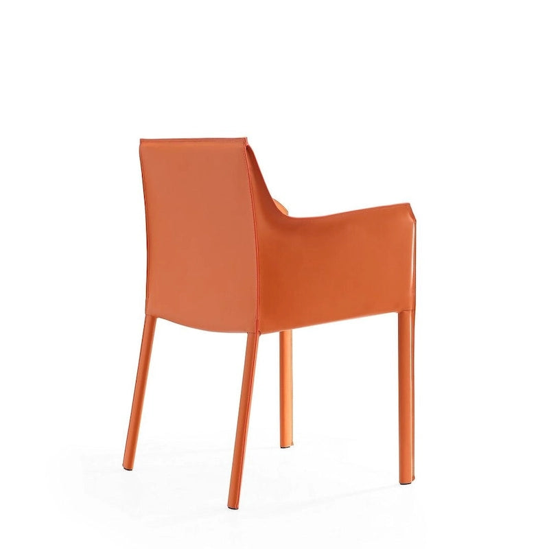 Paris Saddle Leather Dining Room Armchair