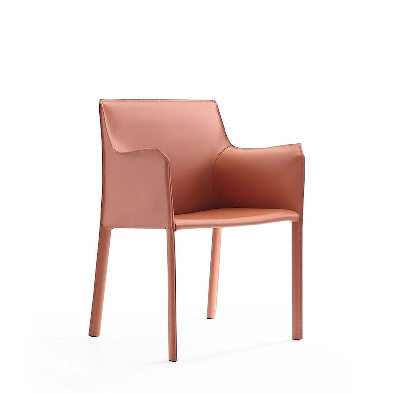 Paris Saddle Leather Dining Room Armchair