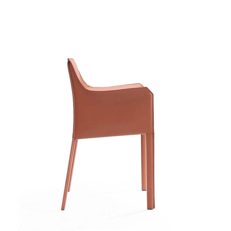 Paris Saddle Leather Dining Room Armchair