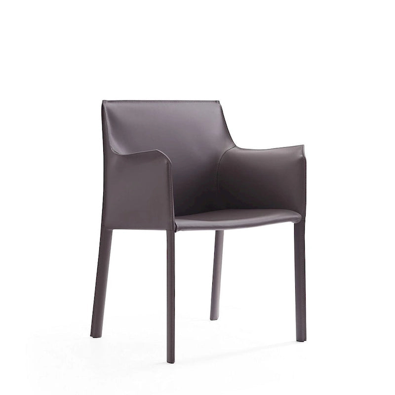 Paris Saddle Leather Dining Room Armchair