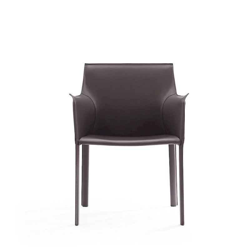 Paris Saddle Leather Dining Room Armchair