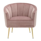 Silver Orchid Randolf Velvet Accent Chair