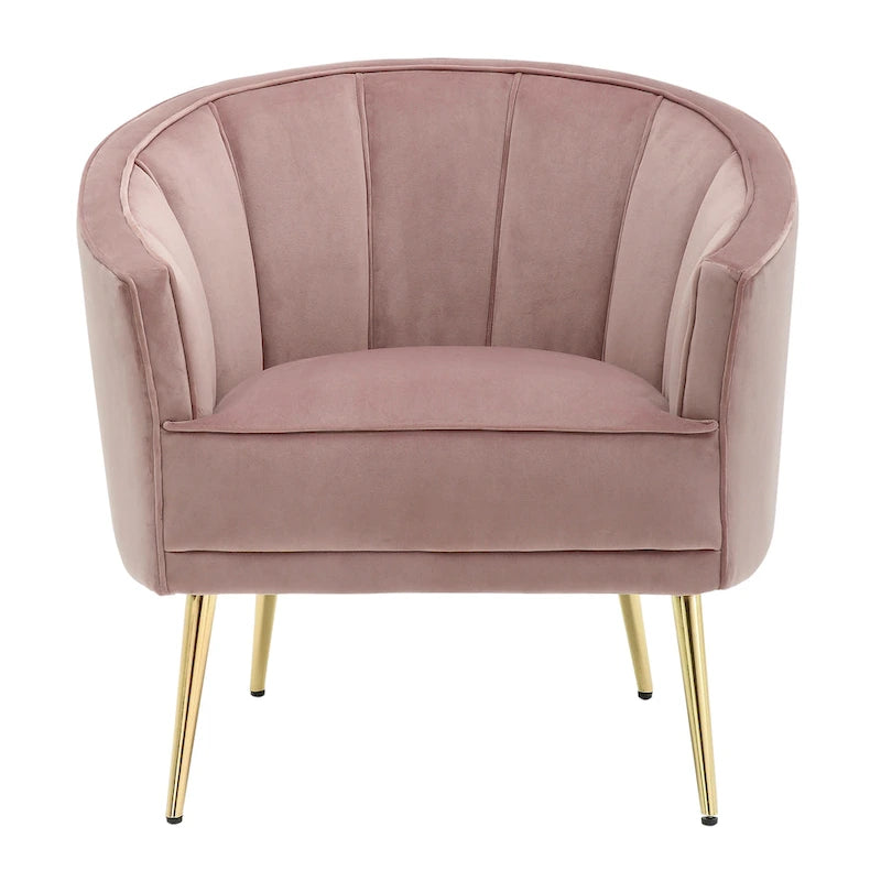 Silver Orchid Randolf Velvet Accent Chair