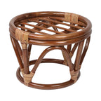 Repose-pieds Bali de 45 cm avec coussin d'extérieur solide