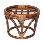 Repose-pieds Bali de 45 cm avec coussin d'extérieur solide