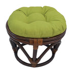 Repose-pieds Bali de 45 cm avec coussin d'extérieur solide