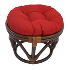 Repose-pieds Bali de 45 cm avec coussin d'extérieur solide