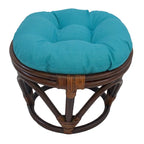 Repose-pieds Bali de 45 cm avec coussin d'extérieur solide
