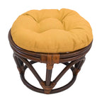 Repose-pieds Bali de 45 cm avec coussin d'extérieur solide