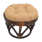 Repose-pieds Bali de 45 cm avec coussin d'extérieur solide