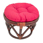 Repose-pieds Bali de 45 cm avec coussin d'extérieur solide