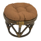 Repose-pieds Bali de 45 cm avec coussin d'extérieur solide