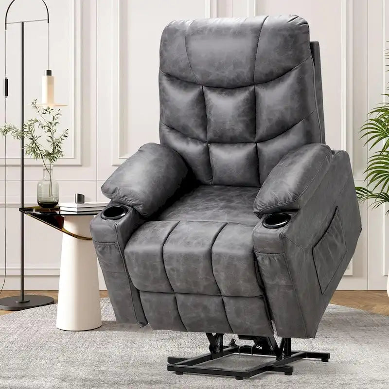 AECOJOY Power Lift Recliner for Elderly w/ Massage & USB charging port