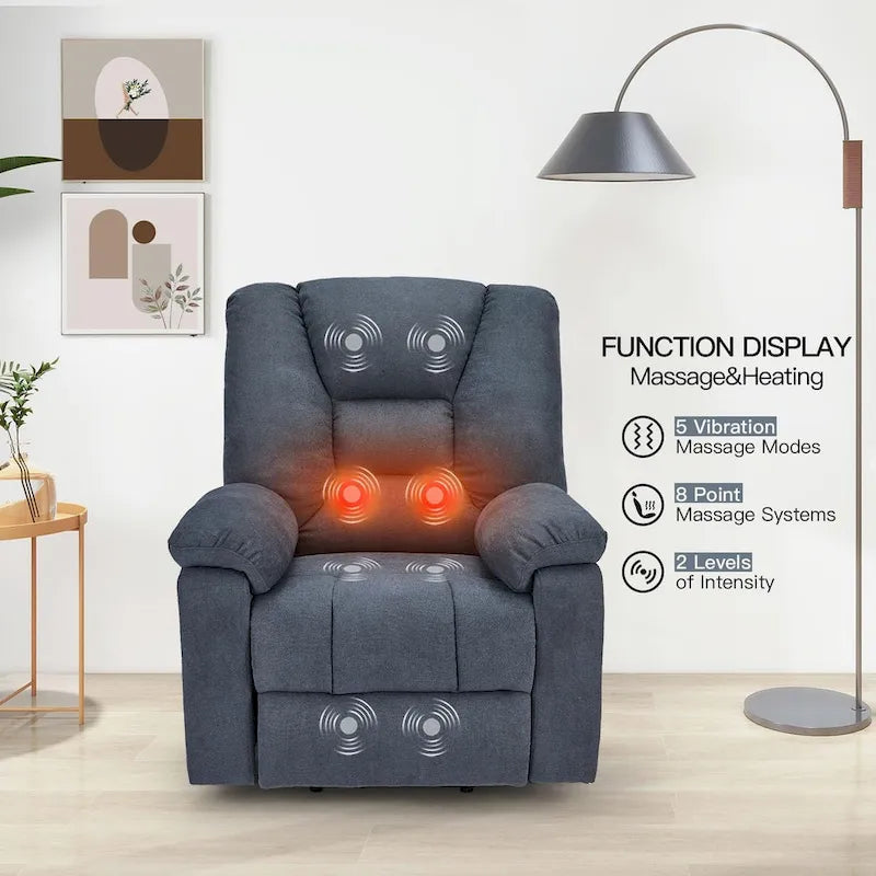 AECOJOY Power Lift Recliner for Elderly w/ Massage & USB charging port