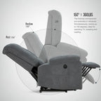 AECOJOY Power Lift Recliner for Elderly w/ Massage & USB charging port