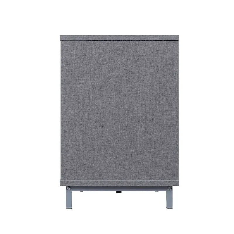 Manhattan Comfort Brighton 60 In. Wire Management Media Cabinet Console