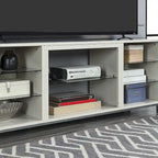 Manhattan Comfort Brighton 60 In. Wire Management Media Cabinet Console