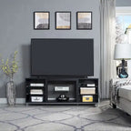 Manhattan Comfort Brighton 60 In. Wire Management Media Cabinet Console