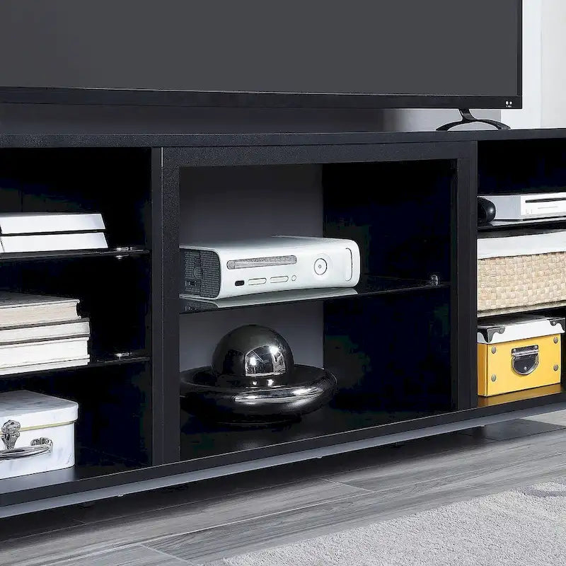 Manhattan Comfort Brighton 60 In. Wire Management Media Cabinet Console