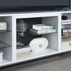 Manhattan Comfort Brighton 60 In. Wire Management Media Cabinet Console