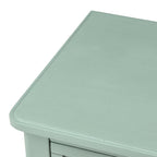 Console en bois, table basse avec tiroirs de rangement et étagère