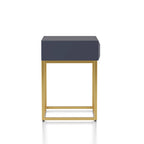 Bird Contemporary Steel 1-Drawer Accent Table by Furniture of America