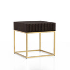 Bird Contemporary Steel 1-Drawer Accent Table by Furniture of America