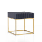 Bird Contemporary Steel 1-Drawer Accent Table by Furniture of America