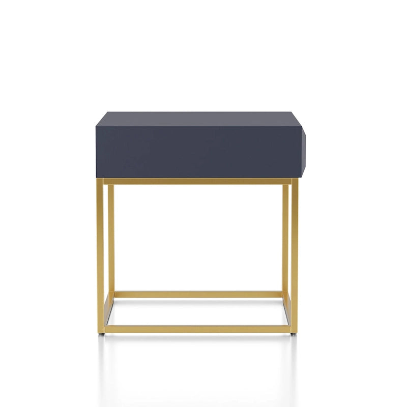 Bird Contemporary Steel 1-Drawer Accent Table by Furniture of America