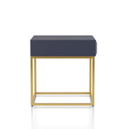 Bird Contemporary Steel 1-Drawer Accent Table by Furniture of America