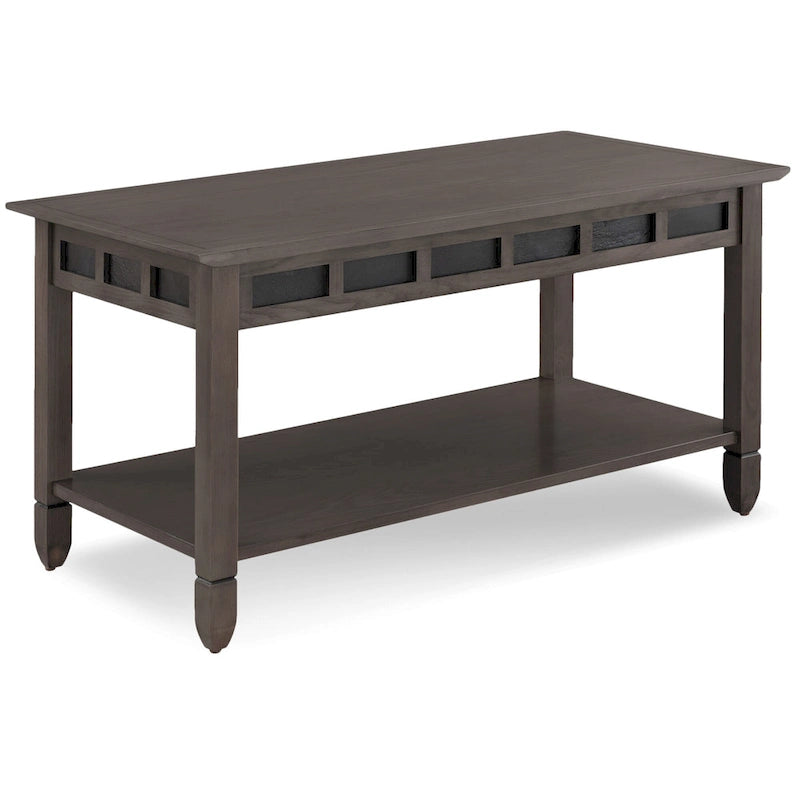 Table basse à une étagère Leick Home Rustic Slate