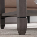 Table basse à une étagère Leick Home Rustic Slate