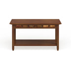 Table basse à une étagère Leick Home Rustic Slate