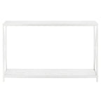 Console/Table basse avec cadre en fer et plateau Triamine