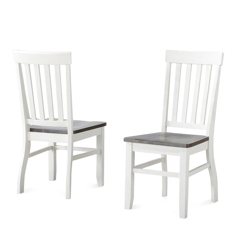 Chaise d'appoint en bois Steve Silver Crestwood Farmhouse (lot de 2)