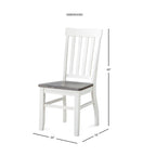 Chaise d'appoint en bois Steve Silver Crestwood Farmhouse (lot de 2)