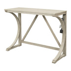 Farmhouse 3-Piece Counter Height Dining Table Set