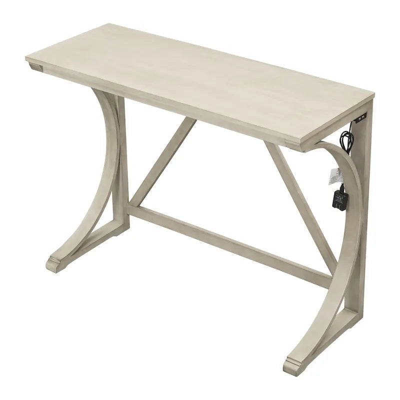 Farmhouse 3-Piece Counter Height Dining Table Set